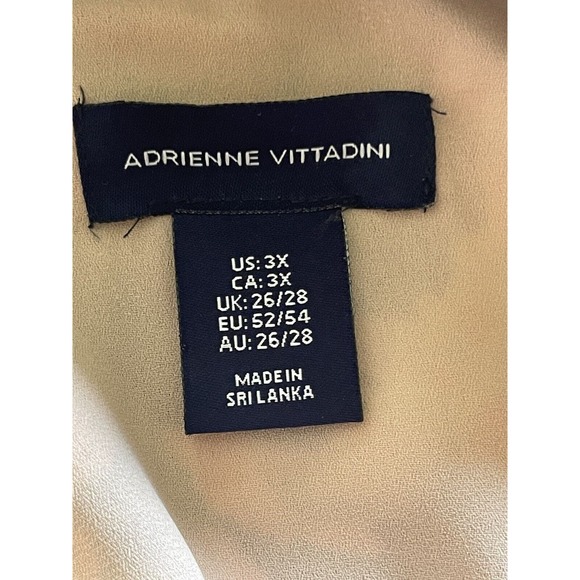 Adrienne Vittadini Women's 3X Black Floral Open Front Kimono Sleeve Oversized - Picture 5 of 8